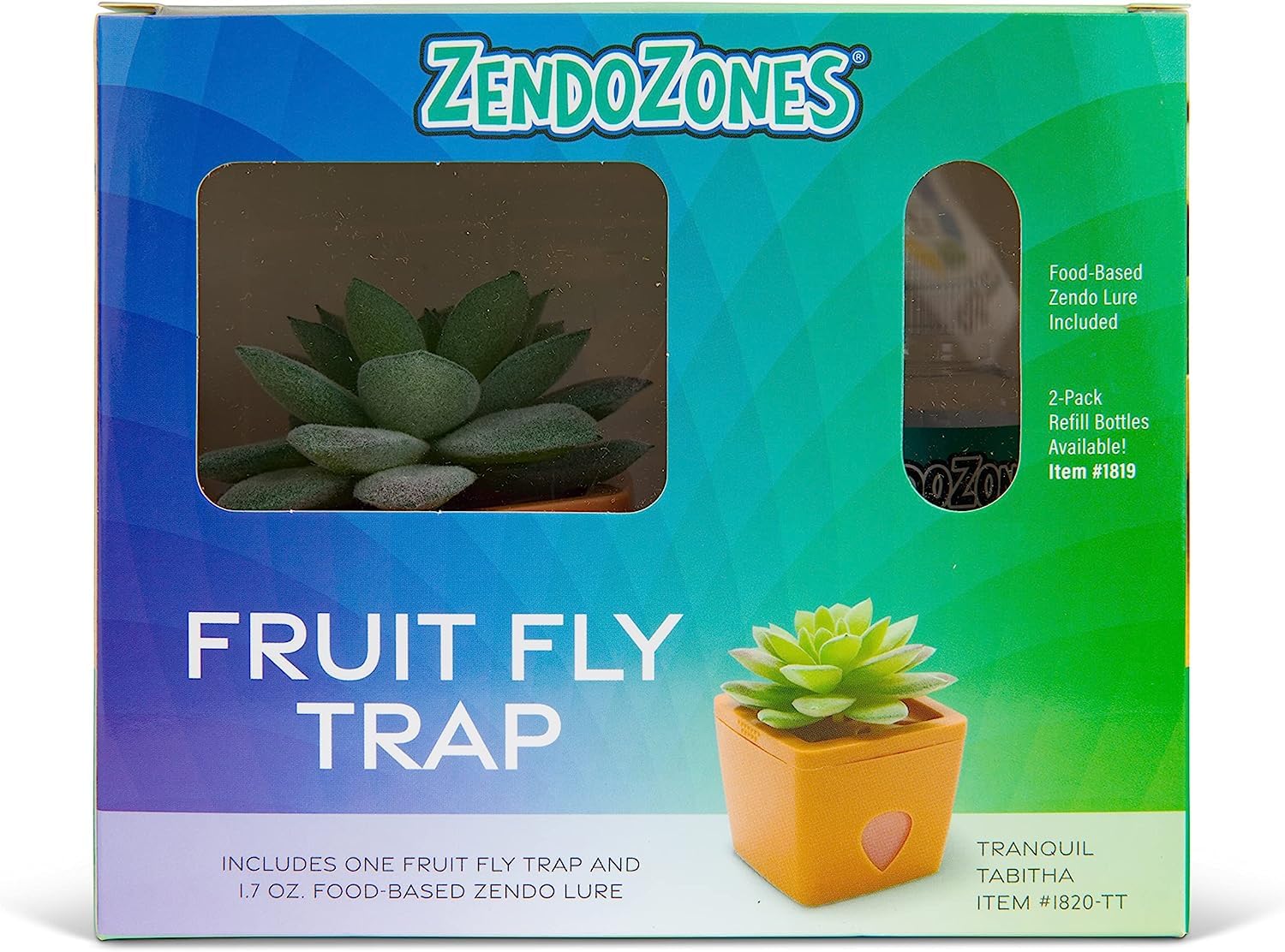 Amazon.com : ZendoZones Succulent Fruit Fly Trap – Tranquil
